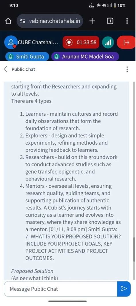 🌐 Citizen Science: The New Classroom - CUBE chat - ChatShaala