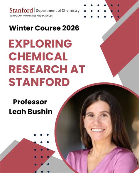 #stanfordchem #stanfordcourses #winter2026 #chem91 #leahbushin # ...