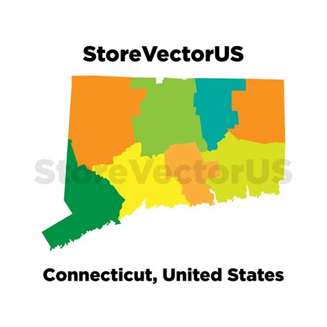 Image result for Connecticut State Map