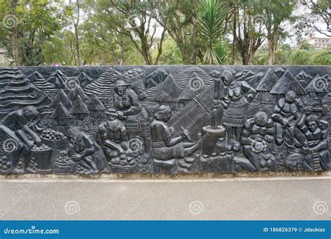 An Example of High Relief Sculpture Editorial Stock Image - Image of ...