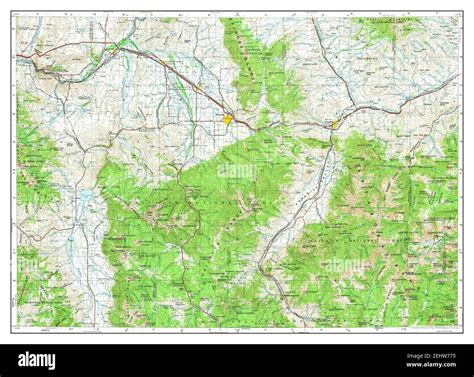 Map of bozeman montana Cut Out Stock Images & Pictures - Alamy
