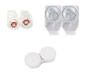 Buy Adwotiz Color Contact Lens With Case Box(Red Chilli & Blue Tone 2 ...
