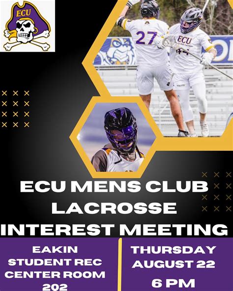 ECU Mens Lacrosse | Our 2024 Spring Schedule is here! We can't wait to ...