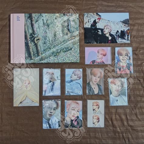 BTS Jimin Pink Set (Maps of the Soul (MOTS): Persona, YNWA, Bingo Card, Dicon 101, T-Money ...