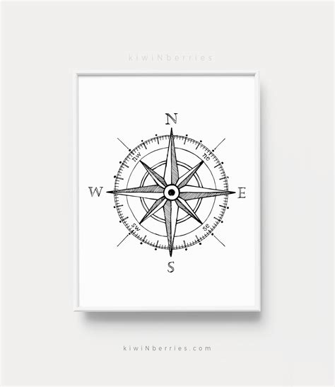Image result for Compass Print