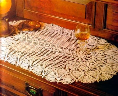 Image result for Crochet Oval Table Runner Pattern