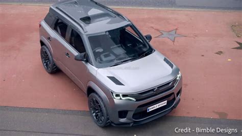 2022 Maruti Brezza Modified Into A Sporty SUV - Stunning Render