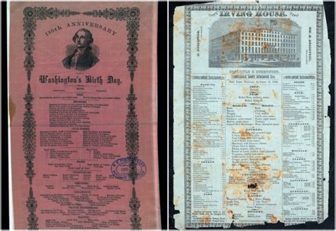 A great collection of historic restaurant menus from the 19th century ...