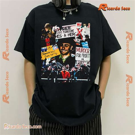 Luigi Mangione X Earnest Park Deny Defend Depose Graphic T-shirt ...