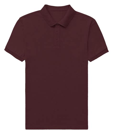 Burgundy Polo T-Shirt for Men | 100% cotton – Wolfattire