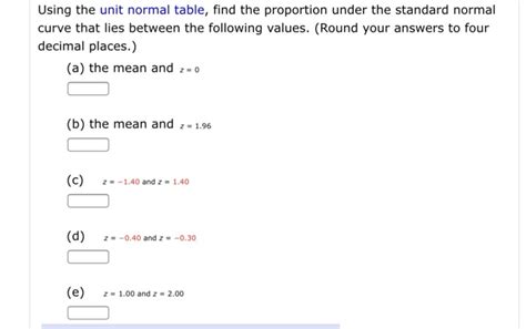 Image result for Unit Normal Table with Columns
