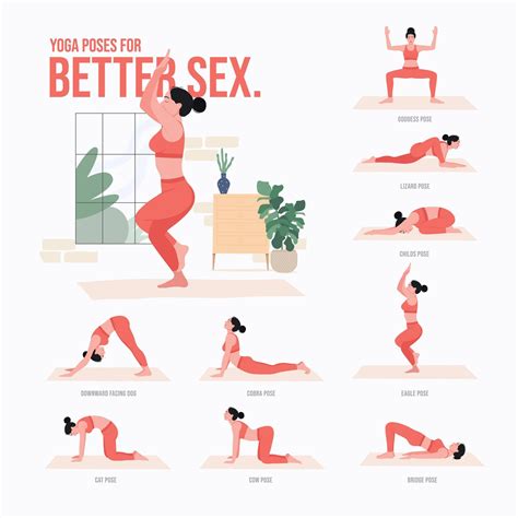 Yoga poses For Better sex. Young woman practicing Yoga pose. Woman ...