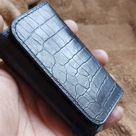 Handmade leather key pouch - Indianleathercraft