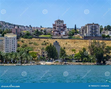 Tiberias - City on the Hill on the Shore of the Sea of Galilee, Israel ...