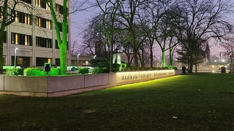 Saginaw County Courthouse to light up green in support of local veterans