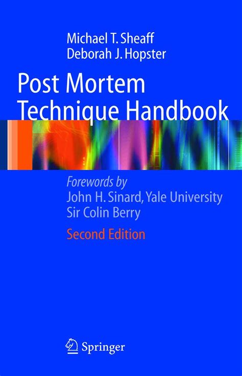 Buy Post Mortem Technique Handbook Book Online at Low Prices in India ...