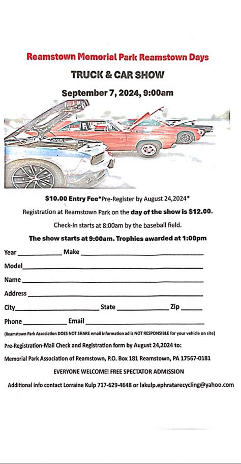 Reamstown Truck & Car Show, Reamstown Memorial Park, 7 September 2024 ...