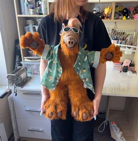 ALF Toy TO ORDER Alf Stuffed Animal Vintage Alf Alf Replica Dolls Alf ...