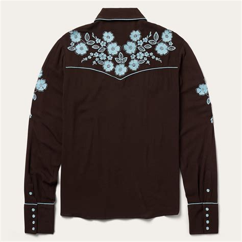 Embroidered Retro Western Shirt | Stetson