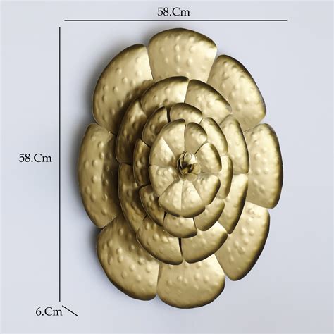 Buy VEDAS Flower of Rain Metal Wall Accent from Vedas at just INR 5999.0