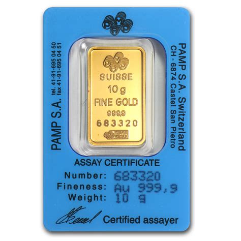 10 gram Gold Bar - PAMP Suisse (Rosa) - SKU#73994 | eBay