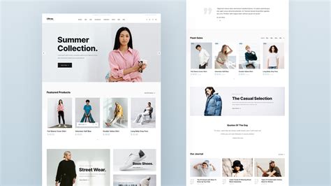 Ultras - Casual Wear Ecommerce Website template | Figma