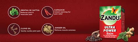 Zandu Ultra Power Balm for Pain Relief