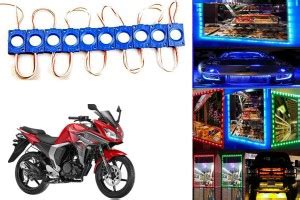 SHOP4U Blue LED Module Waterproof Lights for Yamaha Fazer 25 Back Up ...