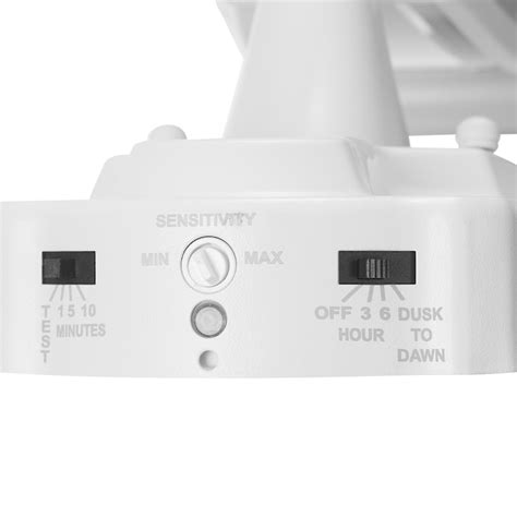 allen + roth Alexandria 1-Light 17.5-in H White Motion Sensor Led ...