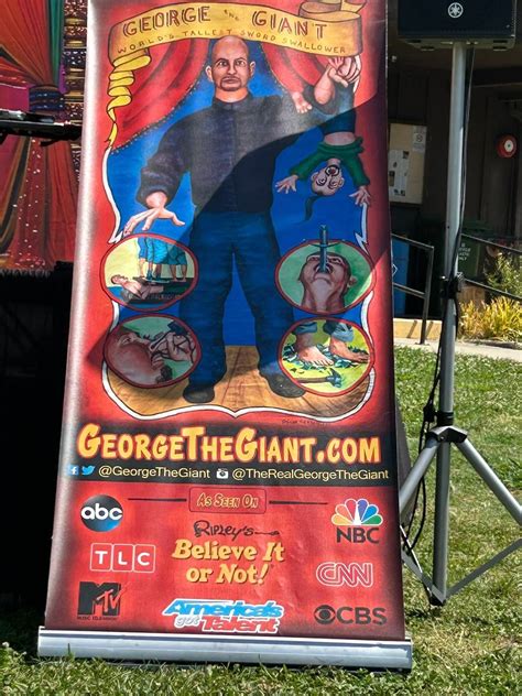 George The Giant - Worlds Tallest Sword Swallower, 46 N Salado Ave ...