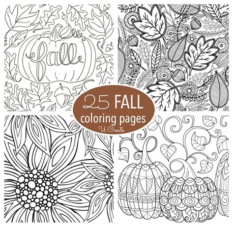 Fall coloring sheets printable - siamjulu