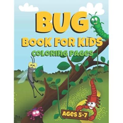 Bug Book For Kids 5-7: Entomology coloring book | | Ubuy India