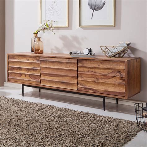 Buy Solid Wood INDIANA Crest TV Unit Online | New Launch TV Units | TV ...