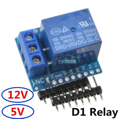 Unbranded/Generic Mini Relay Shield for ESP8266 Arduino Development ...