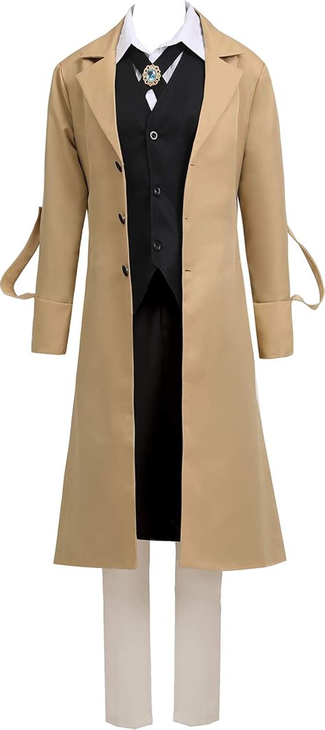 Anime Dazai Osamu Cosplay Costume Outfit US Size India | Ubuy