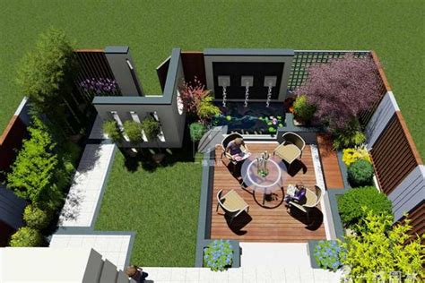 40平左右“小庭院花园”设计，小院子也能创造高品质花园生活_水景