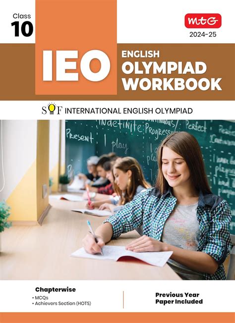 Buy MTG International English Olympiad (IEO) Workbook for Class 10 ...