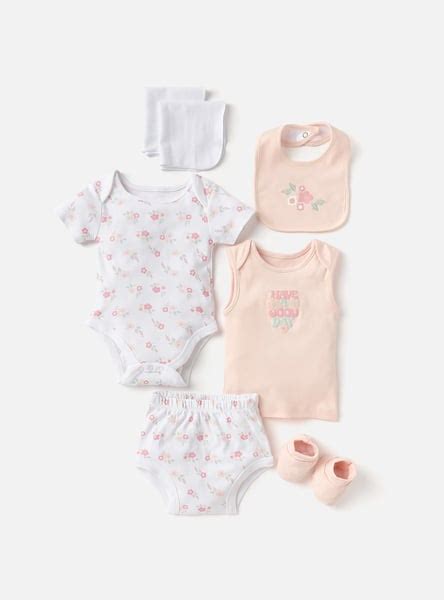 Juniors 7-Piece Floral Print Clothing Gift Set
