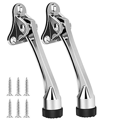 Door Stopper, VIPMOON 2 Pack Kick Door Stop, Door Holder Open, Metal ...