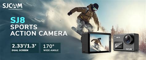 SJCAM SJ8 Dual Screen 16MP 4K30fps Sports Action Camera with Mic | 2.33 ...