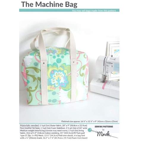 Buy Sewing Patterns by Mrs H The Machine Bag Sewing Pattern Online at ...