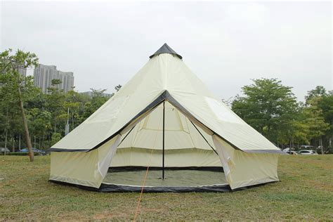 Shumaxx Bell Tent 5m With Zipped In Ground Sheet Camping | Desertcart INDIA