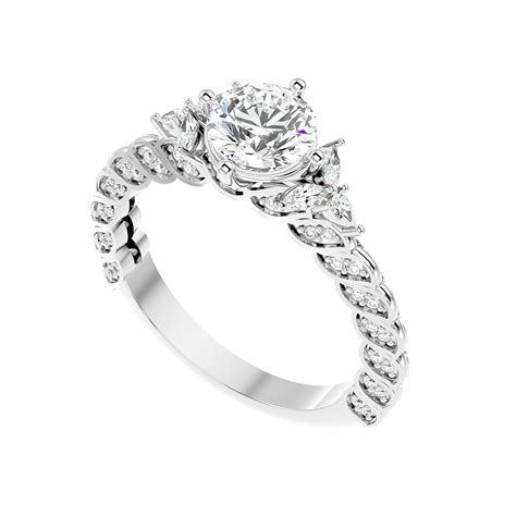 Buy Impeccabile Moissanite Solitaire Ring Online | Cutiefy