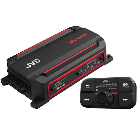 JVC KS-DR2104DBT Compact 4-Channel 600 Watt Car Amplifier with ...