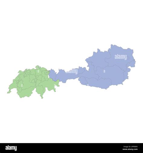 Austria map political hi-res stock photography and images - Alamy