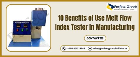 10 Benefits of Use Melt Flow Index Tester in Manufacturing