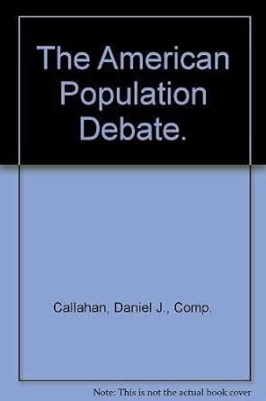Amazon.in: Buy The American Population Debate. Book Online at Low ...