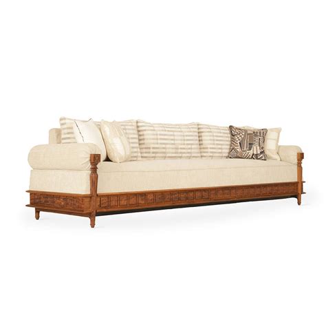 Klas - Four Seater Teak Lounger Sofa | Alankaram