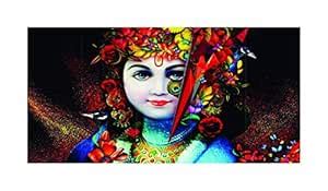 Krishna Split painting (Synthetic,10 inch x 20 inch, 5-Panels) : Amazon ...