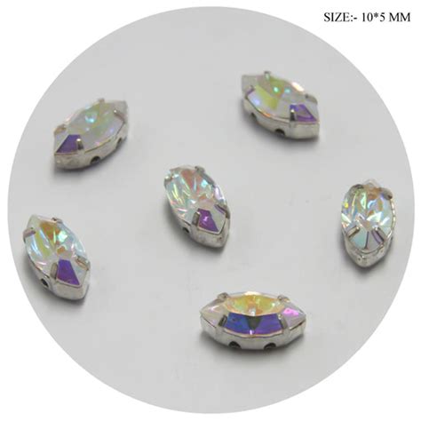 Rainbow Silver Kishti/Boat Shape Crystal/ Buy Online ...